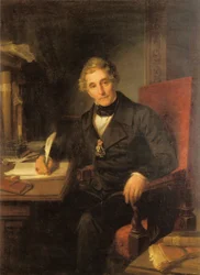 Porträt von Heinrich Andreas de Cuvry (1785-1869)